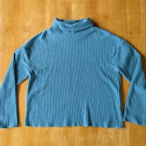 Love Glam Girl Girls Size M Waffle Turtle Neck Top